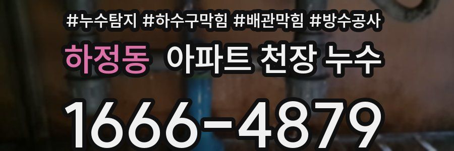 하정동 아파트 천장 누수