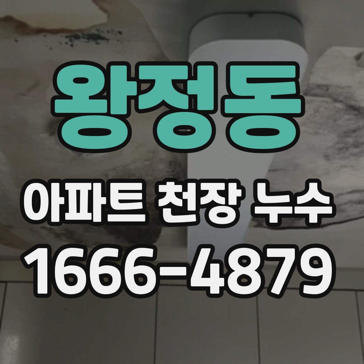 왕정동 아파트 천장 누수