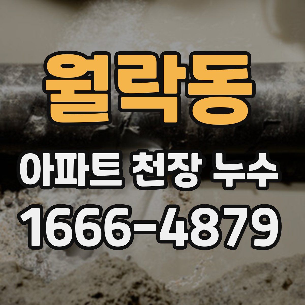 월락동 아파트 천장 누수