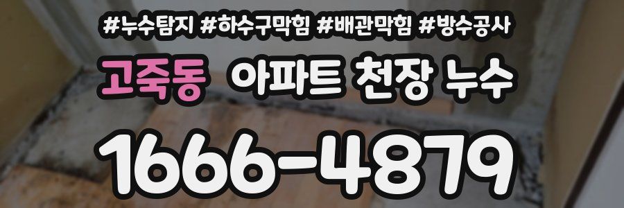 고죽동 아파트 천장 누수