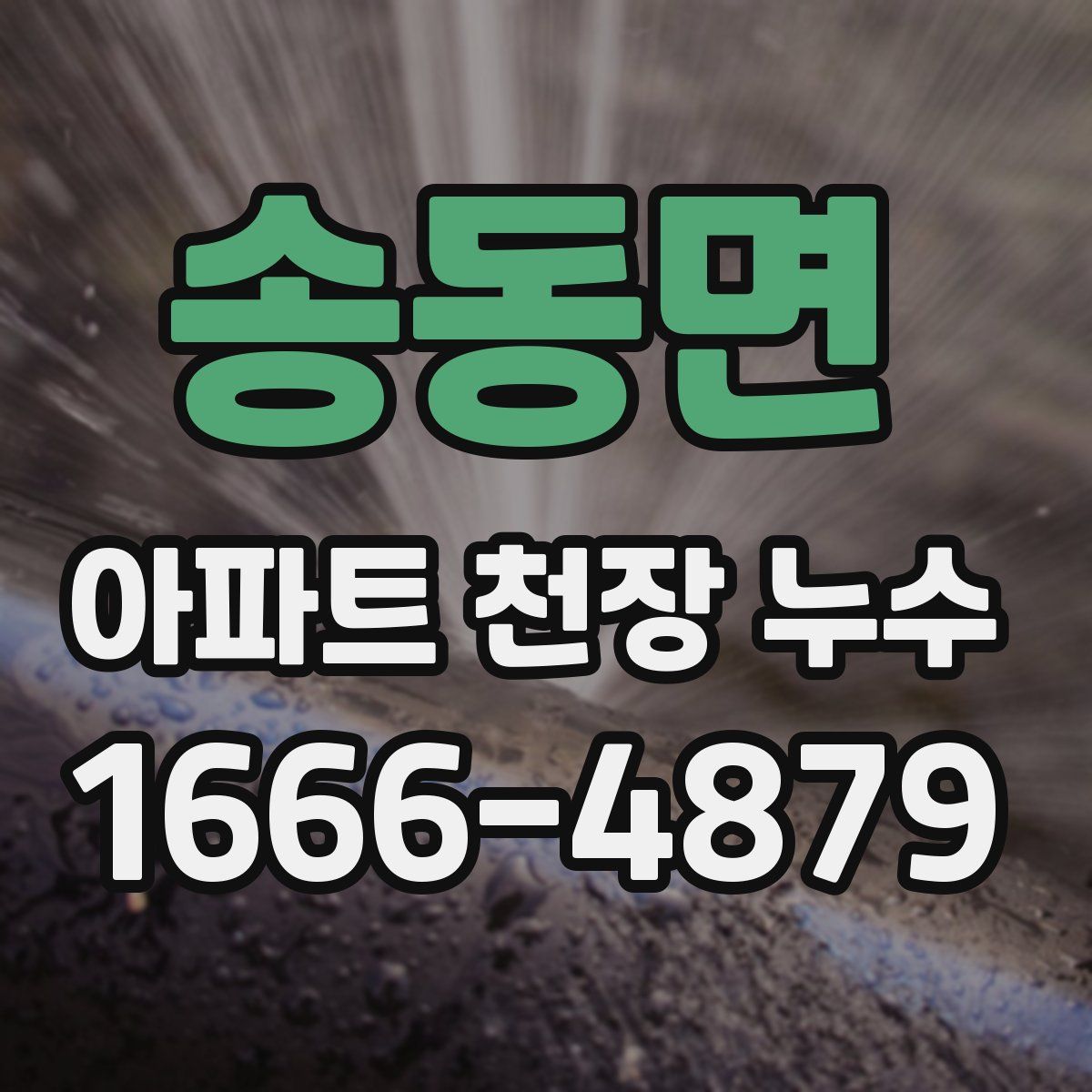 송동면 아파트 천장 누수
