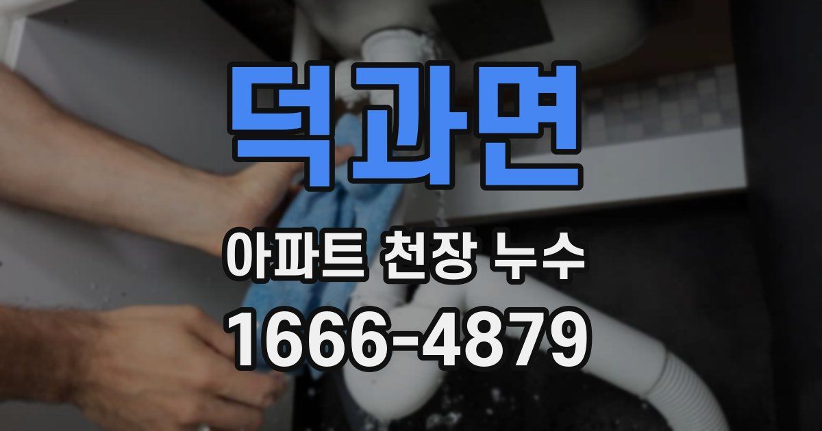 덕과면 아파트 천장 누수