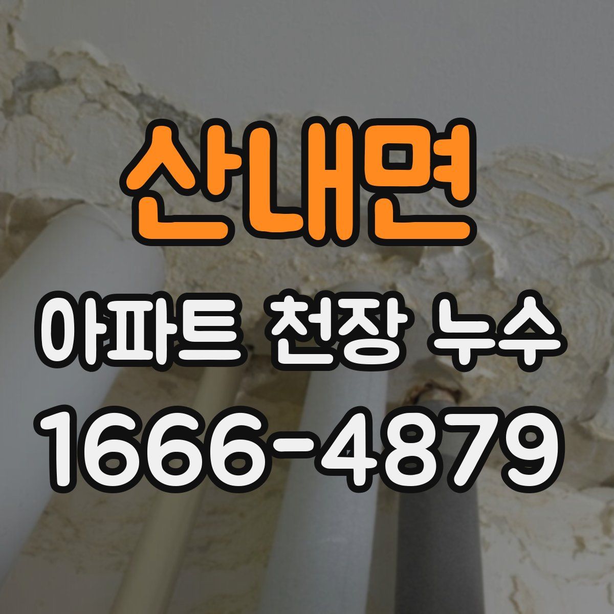 산내면 아파트 천장 누수