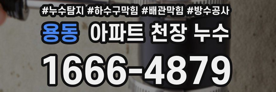 용동 아파트 천장 누수
