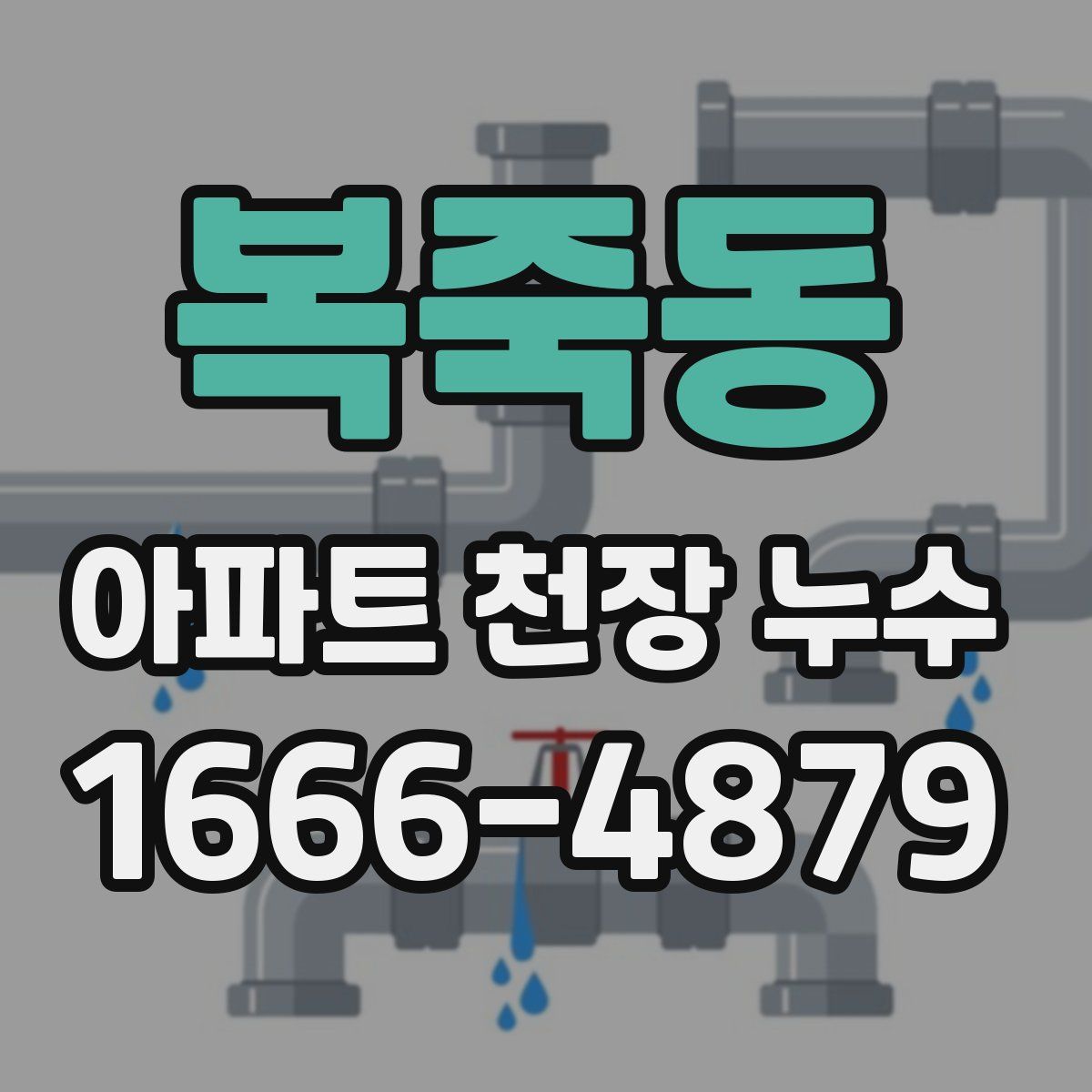 복죽동 아파트 천장 누수