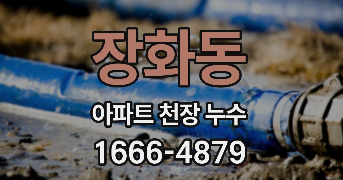 장화동 아파트 천장 누수