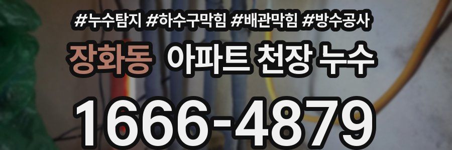 장화동 아파트 천장 누수