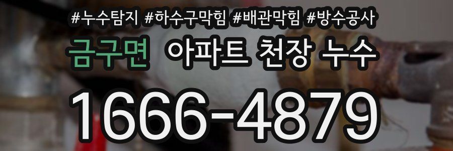 금구면 아파트 천장 누수