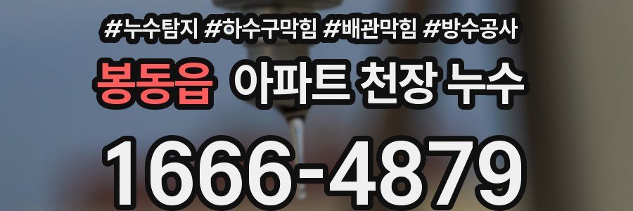 봉동읍 아파트 천장 누수