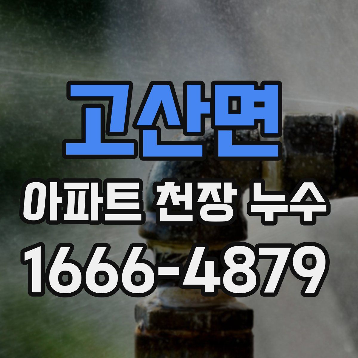 고산면 아파트 천장 누수