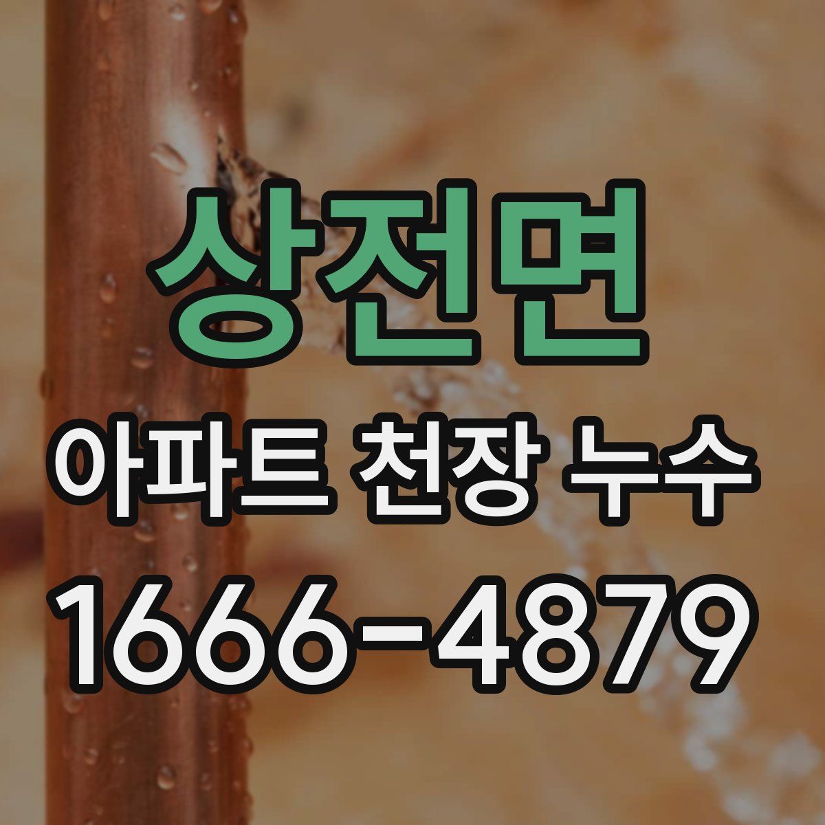 상전면 아파트 천장 누수