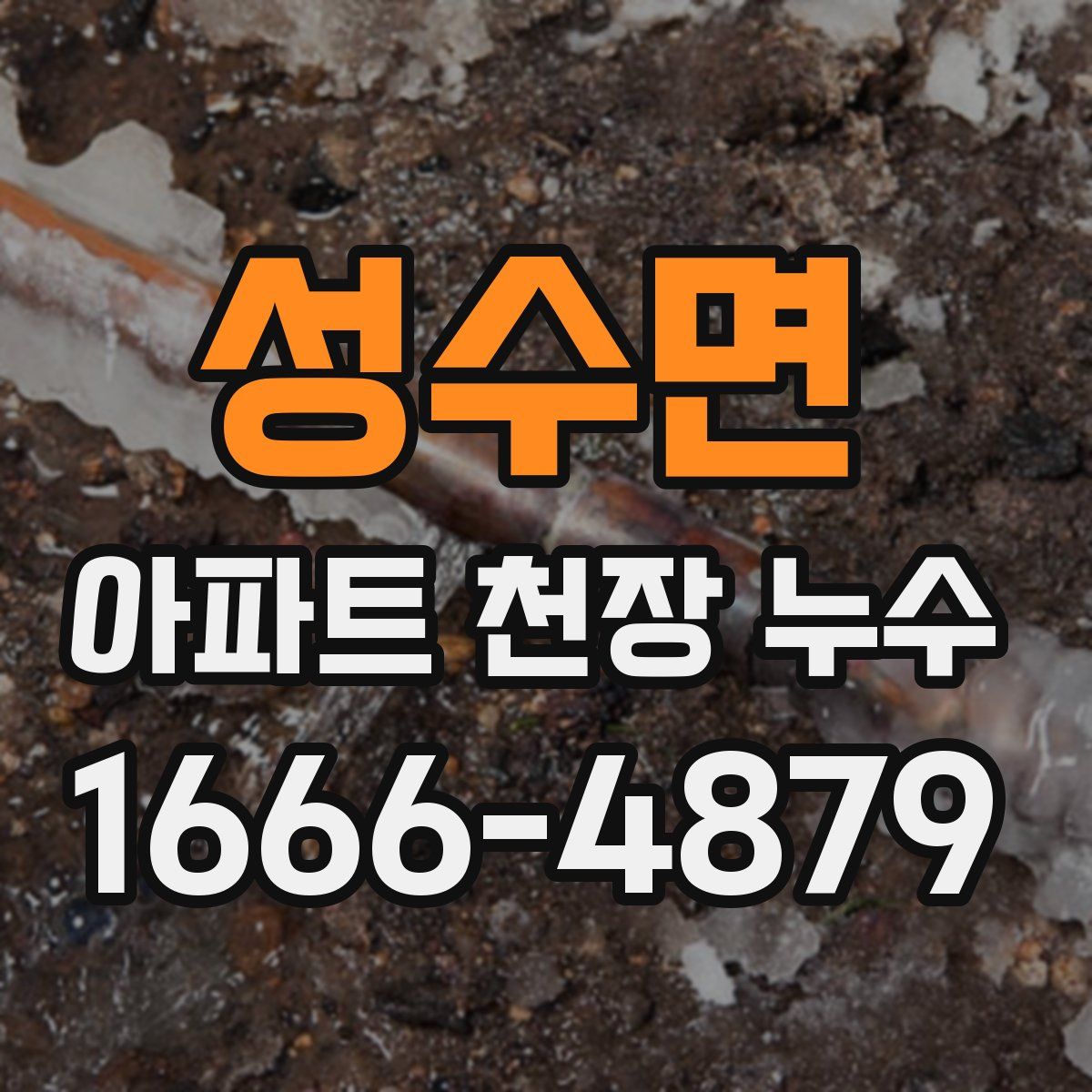 성수면 아파트 천장 누수