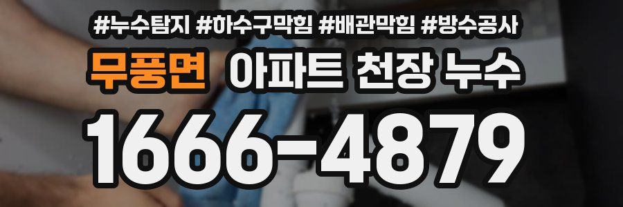 무풍면 아파트 천장 누수