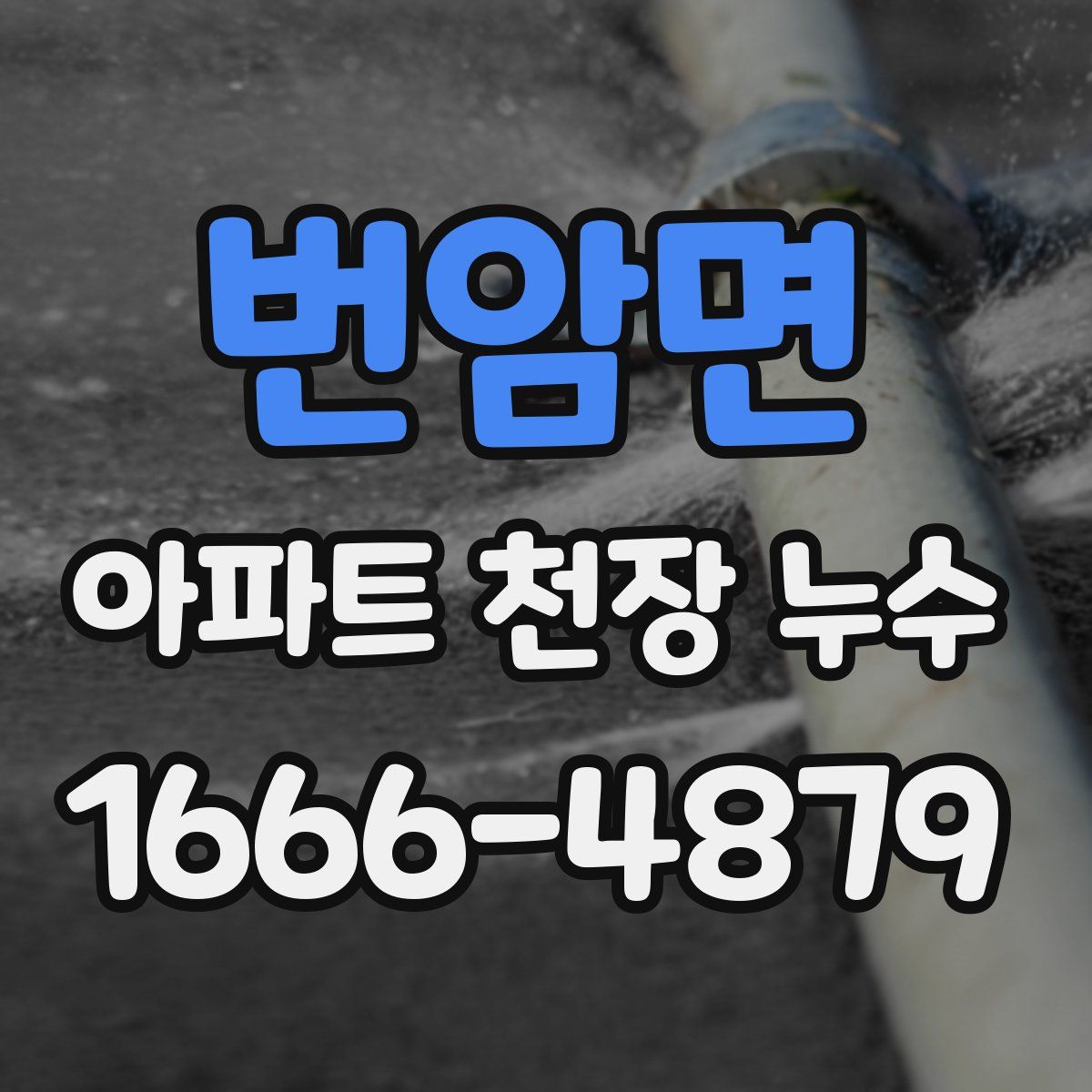 번암면 아파트 천장 누수
