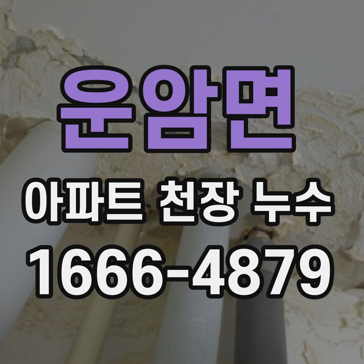 운암면 아파트 천장 누수