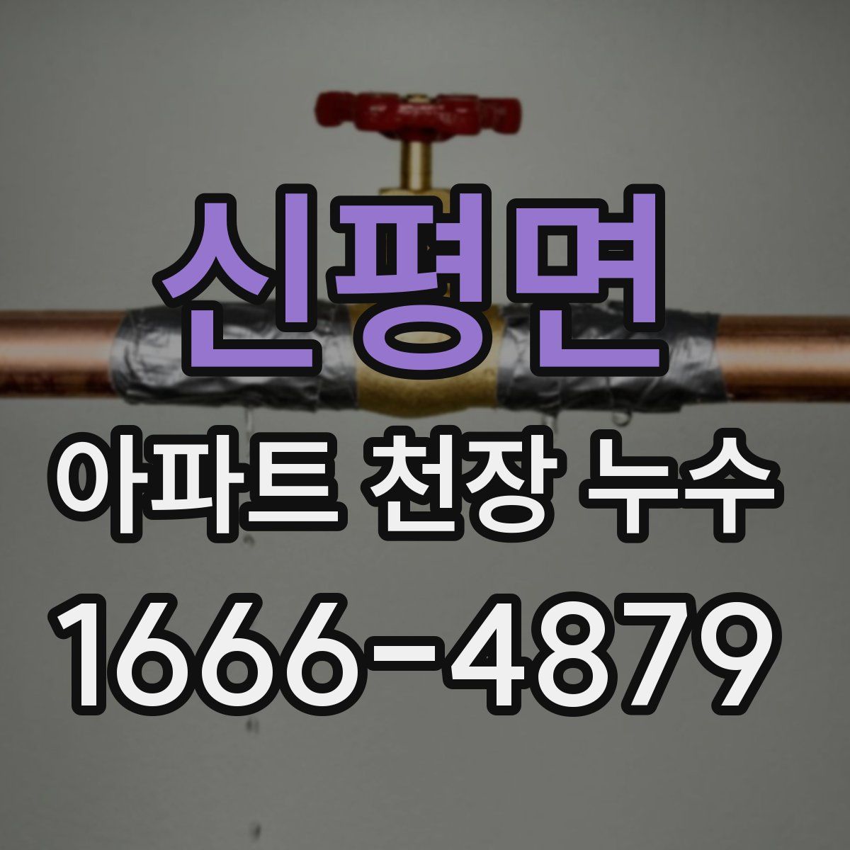 신평면 아파트 천장 누수