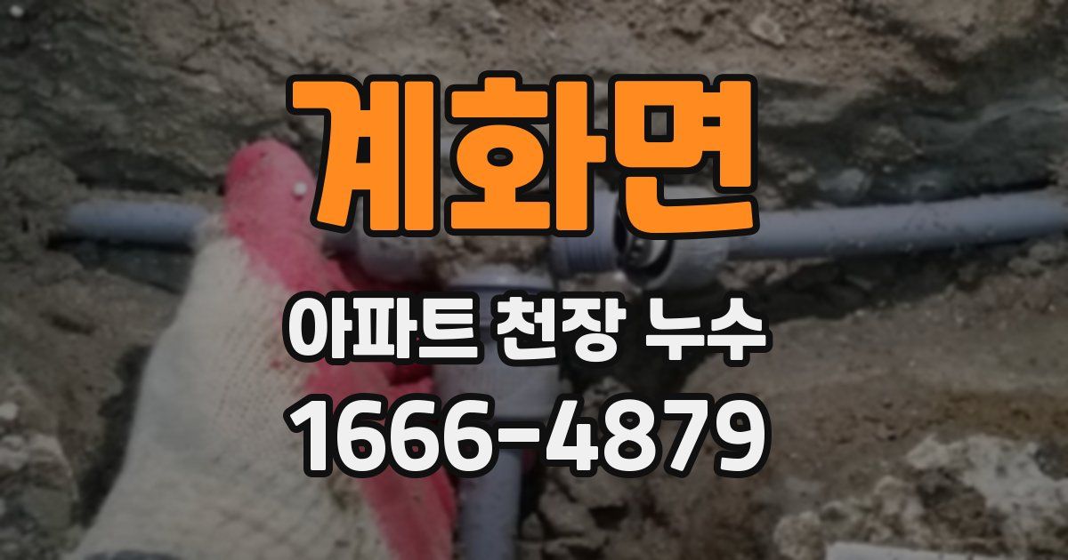 계화면 아파트 천장 누수