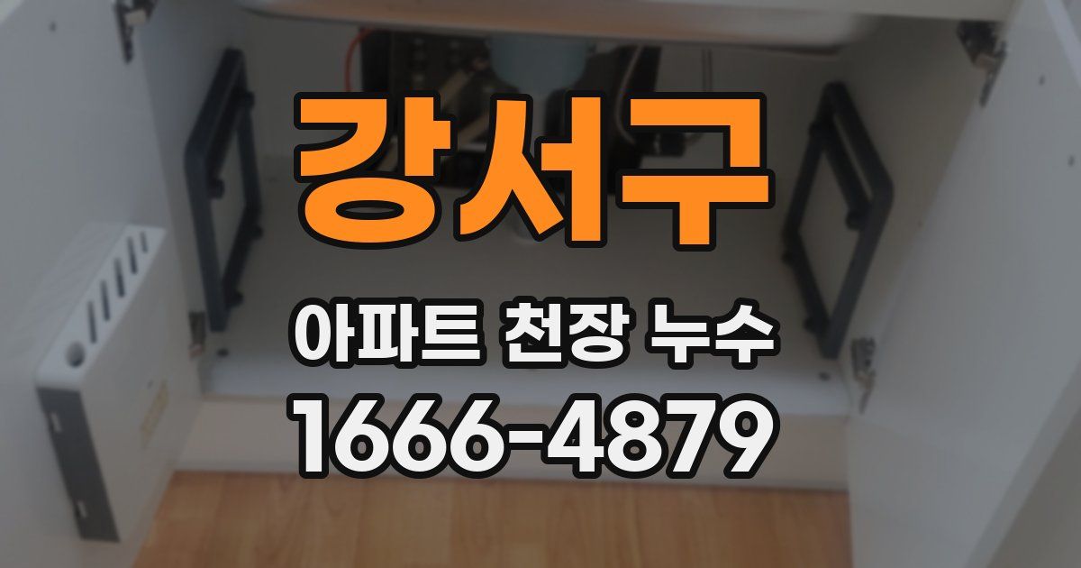 강서구 아파트 천장 누수