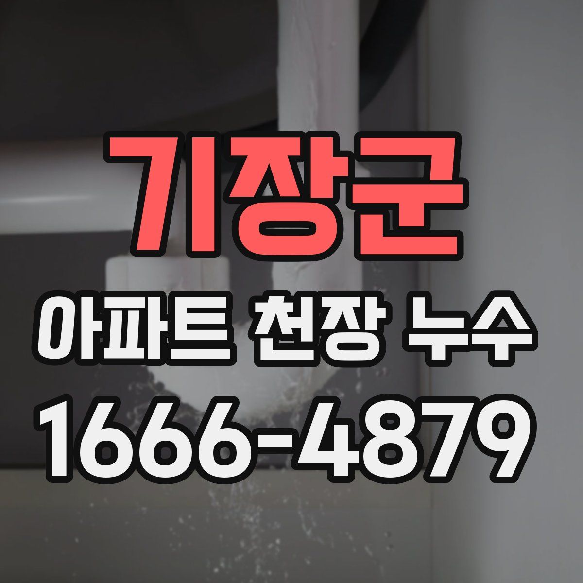 기장군 아파트 천장 누수