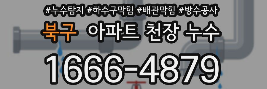 북구 아파트 천장 누수