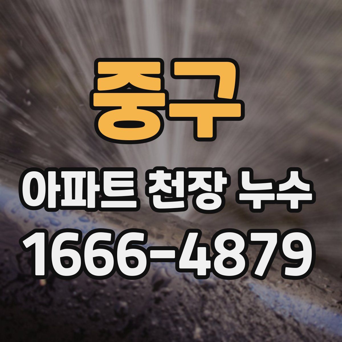 중구 아파트 천장 누수