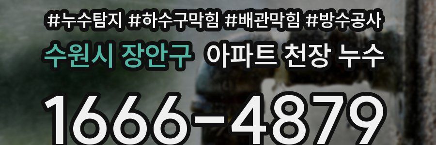 수원시 장안구 아파트 천장 누수