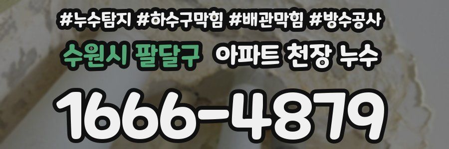 수원시 팔달구 아파트 천장 누수