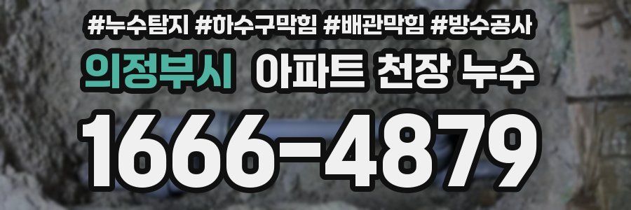 의정부시 아파트 천장 누수