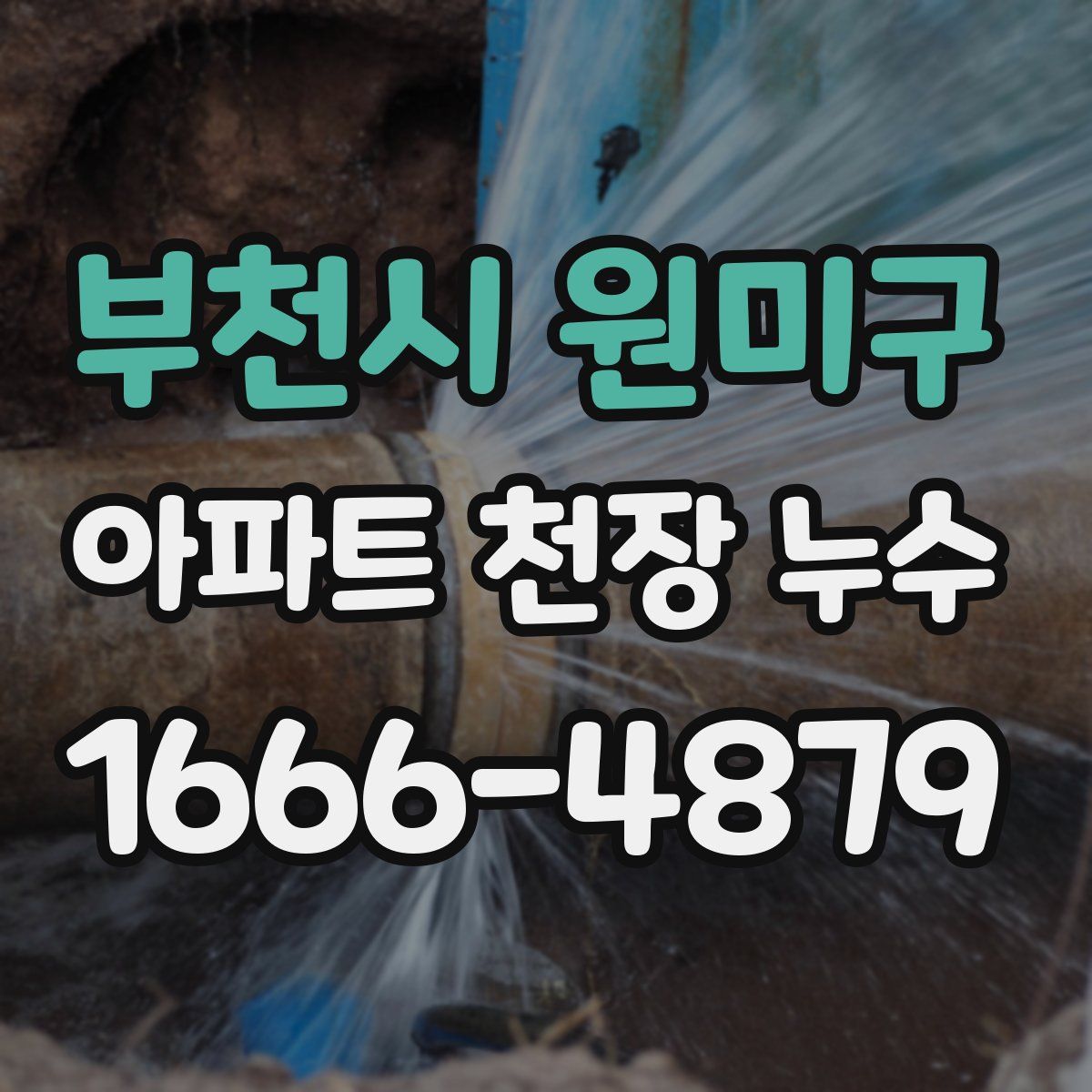 부천시 원미구 아파트 천장 누수