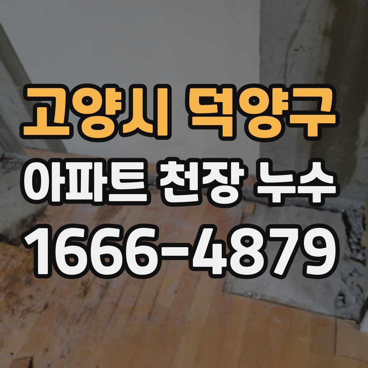 고양시 덕양구 아파트 천장 누수