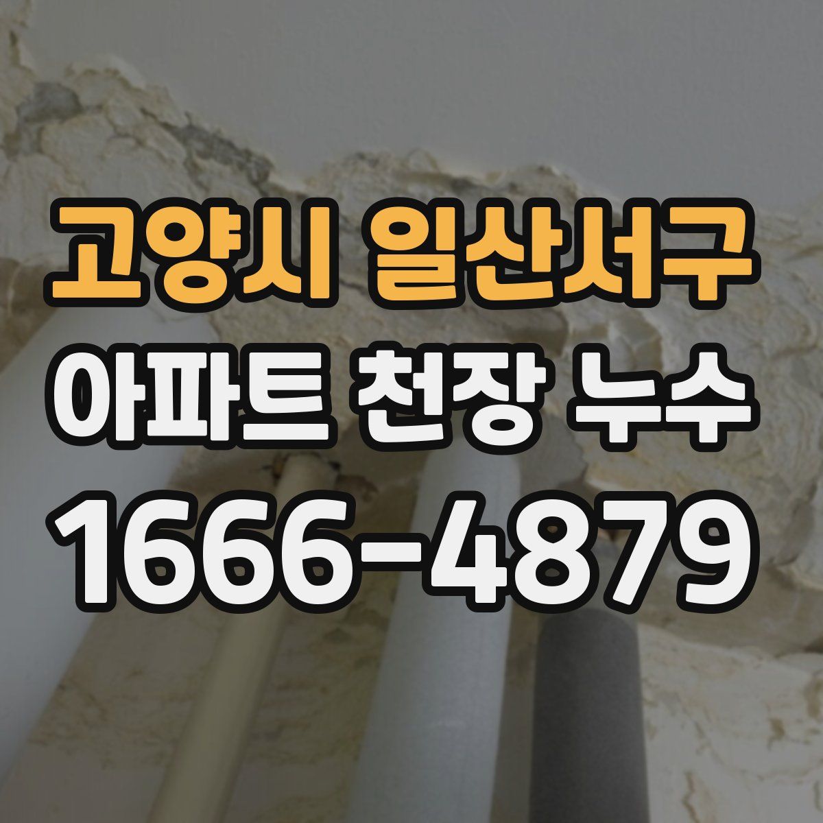 고양시 일산서구 아파트 천장 누수