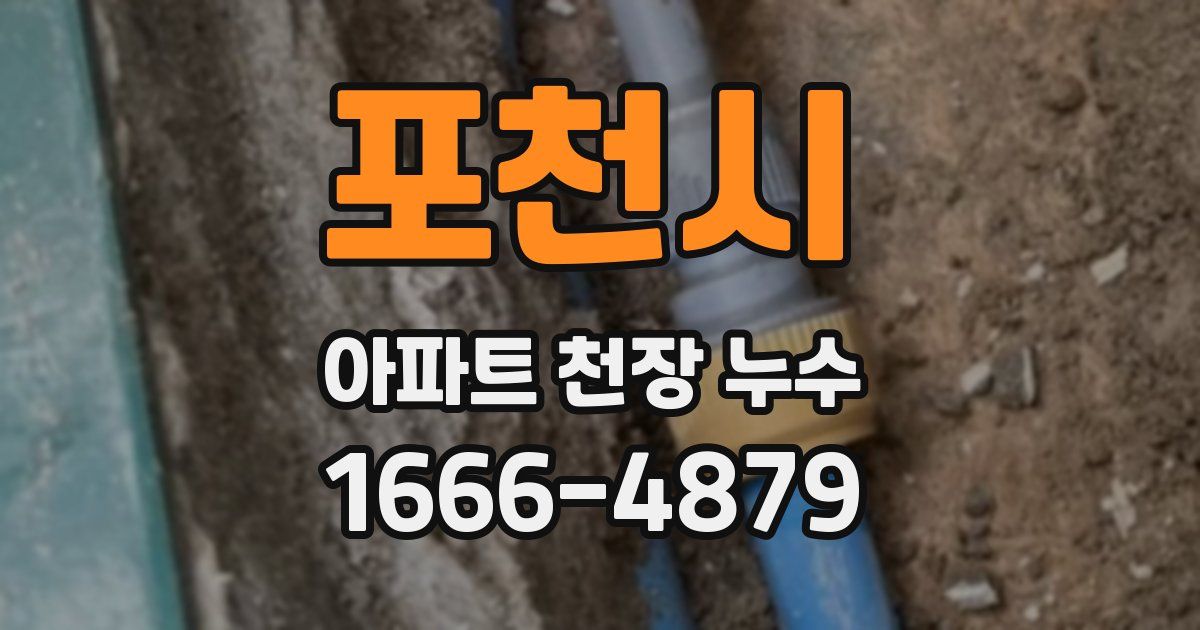 포천시 아파트 천장 누수