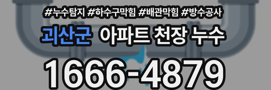 괴산군 아파트 천장 누수
