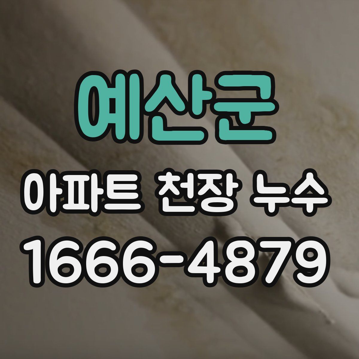 예산군 아파트 천장 누수