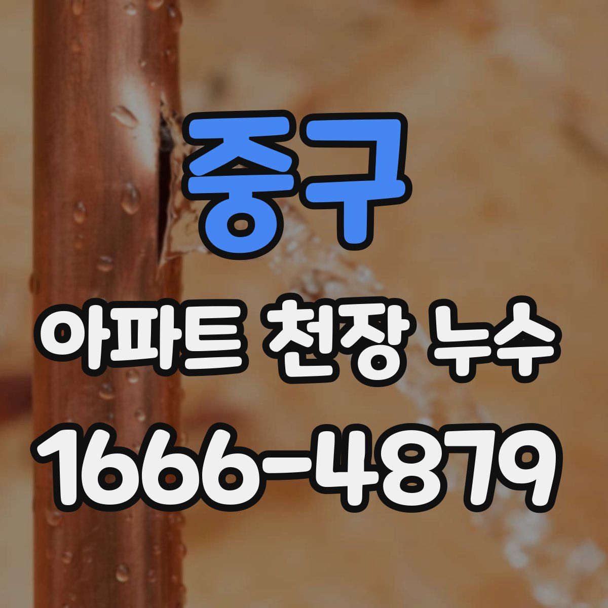 중구 아파트 천장 누수