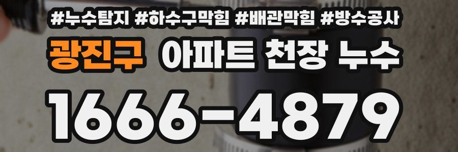 광진구 아파트 천장 누수