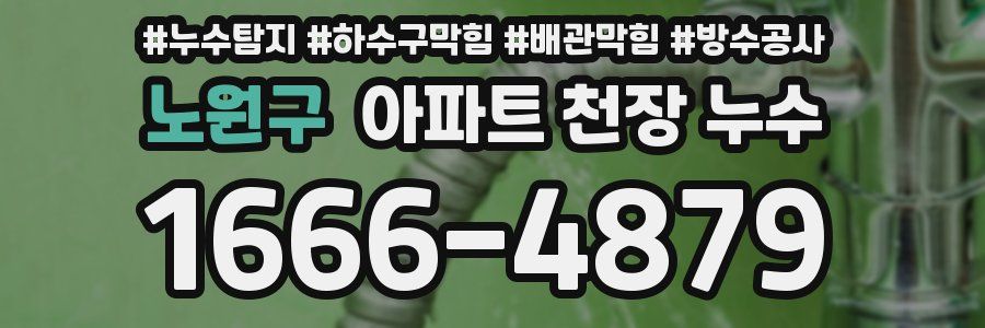 노원구 아파트 천장 누수