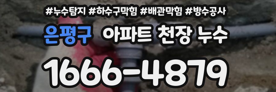 은평구 아파트 천장 누수