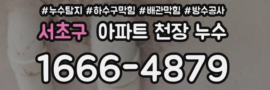서초구 아파트 천장 누수