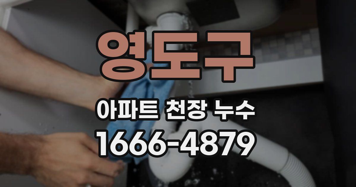 영도구 아파트 천장 누수