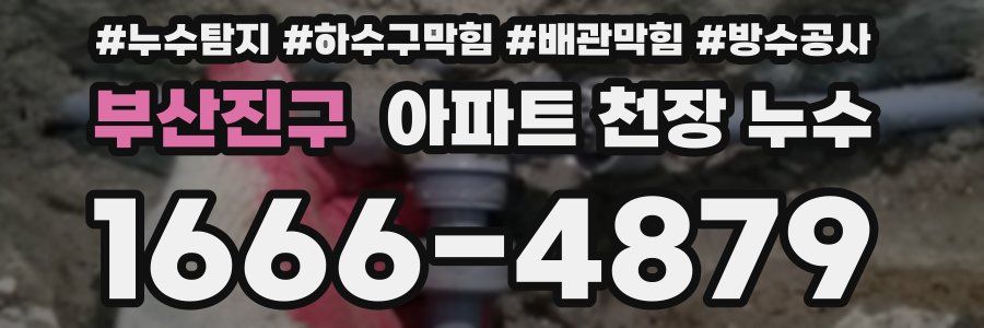 부산진구 아파트 천장 누수