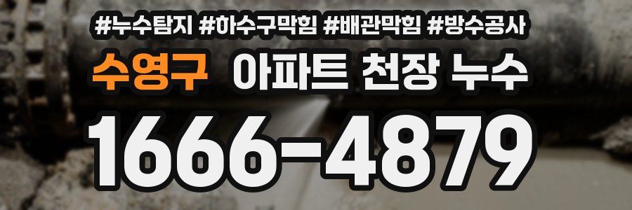 수영구 아파트 천장 누수