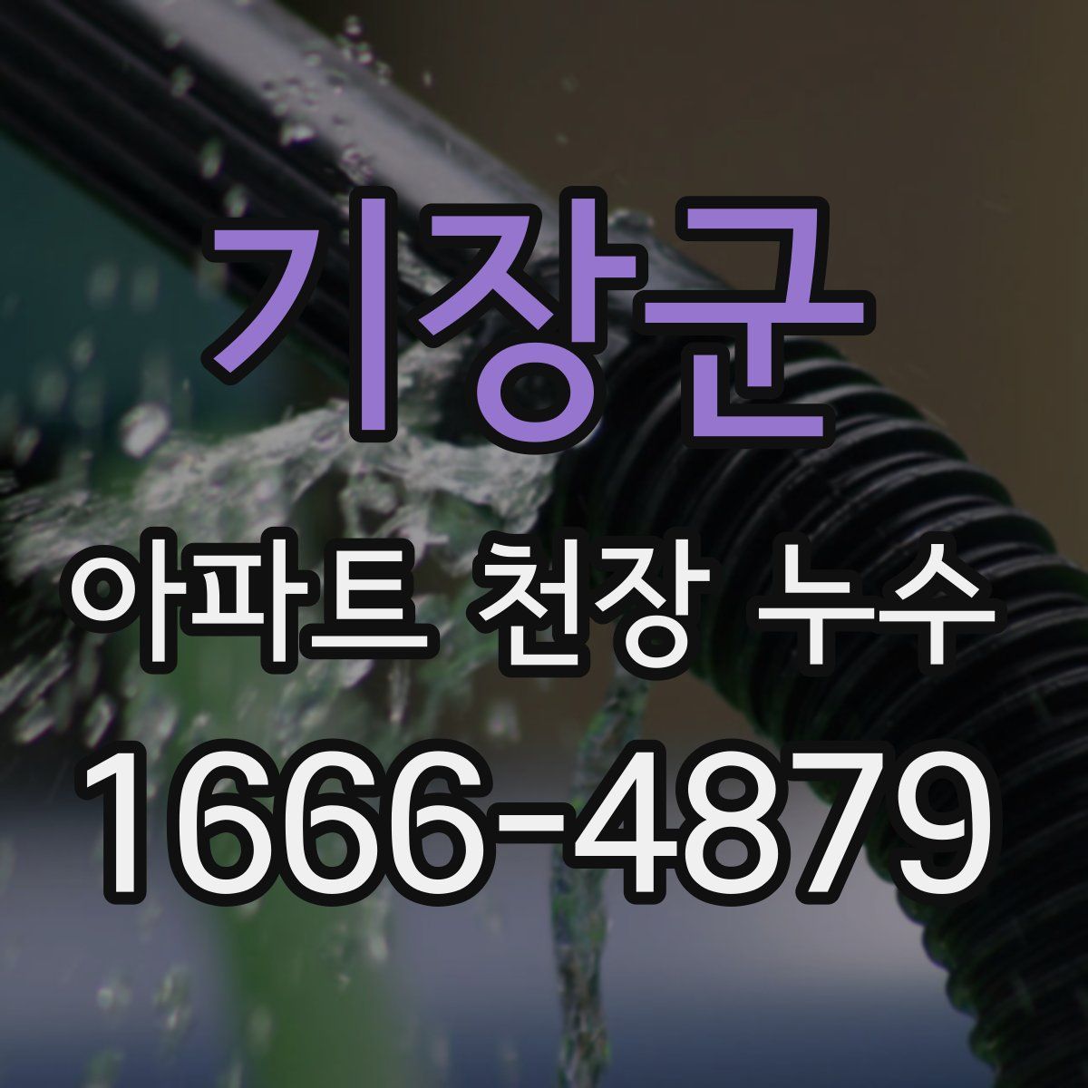 기장군 아파트 천장 누수