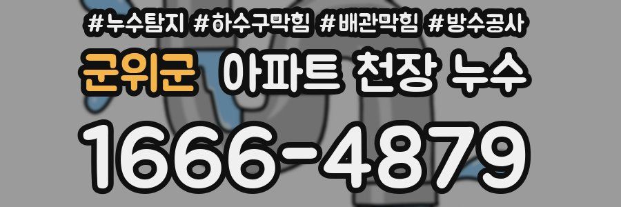 군위군 아파트 천장 누수