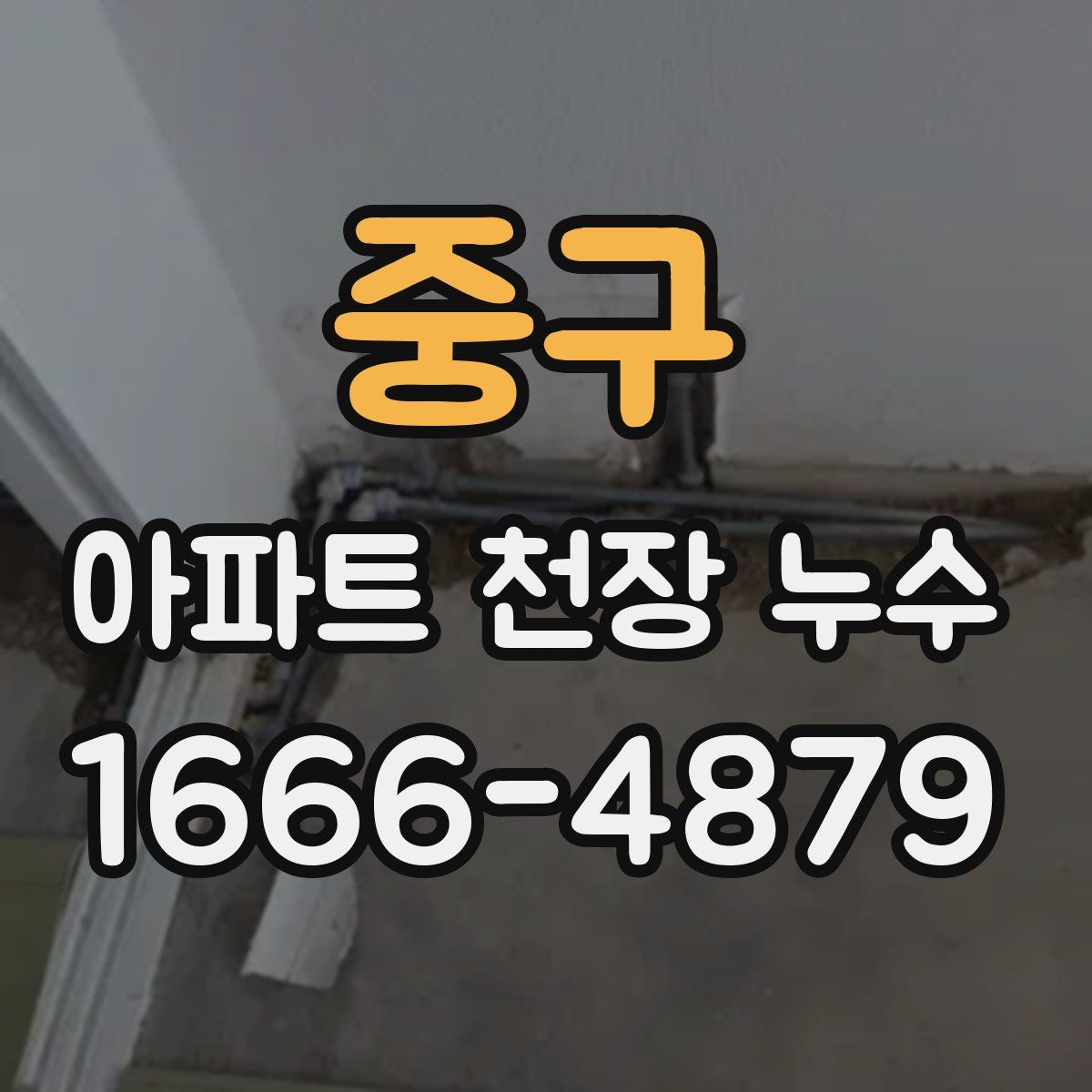 중구 아파트 천장 누수