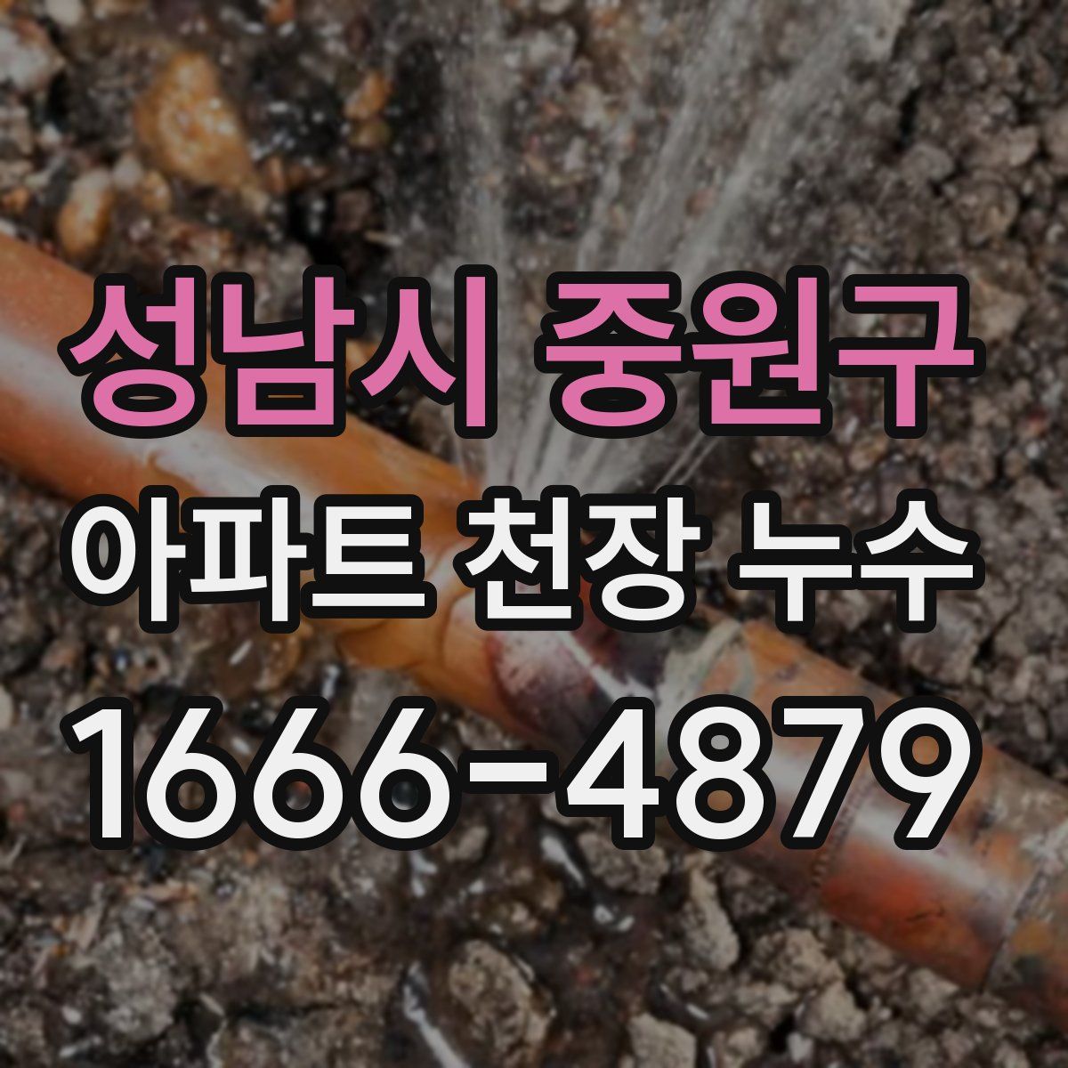 성남시 중원구 아파트 천장 누수