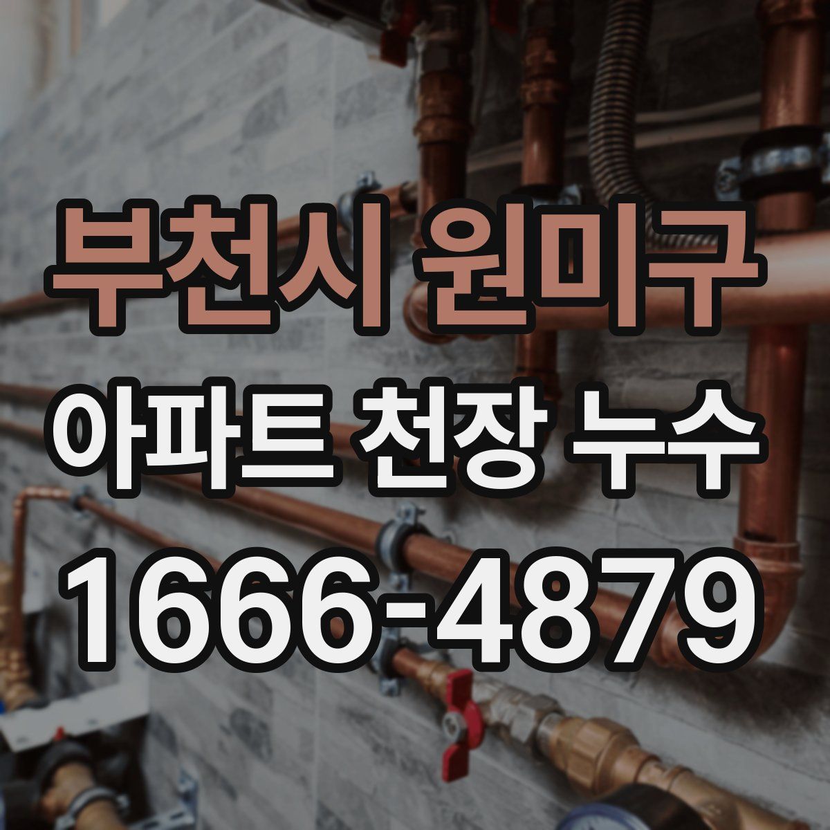 부천시 원미구 아파트 천장 누수