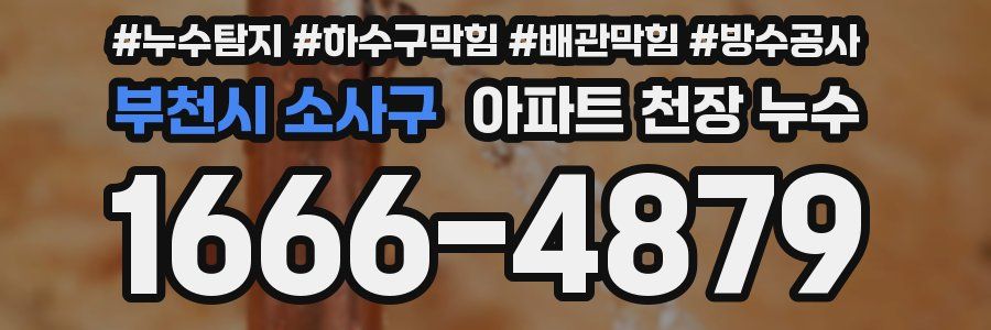부천시 소사구 아파트 천장 누수