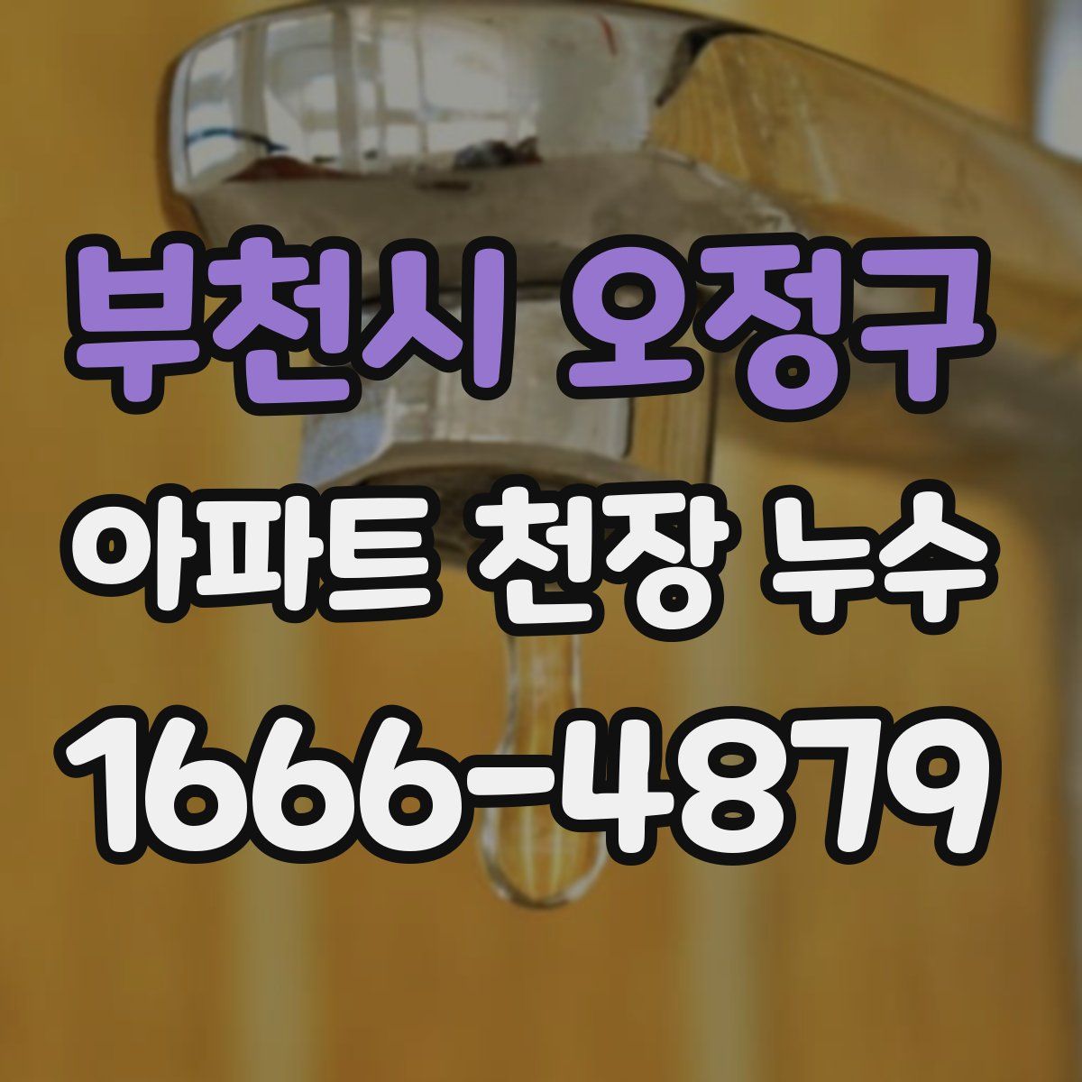 부천시 오정구 아파트 천장 누수