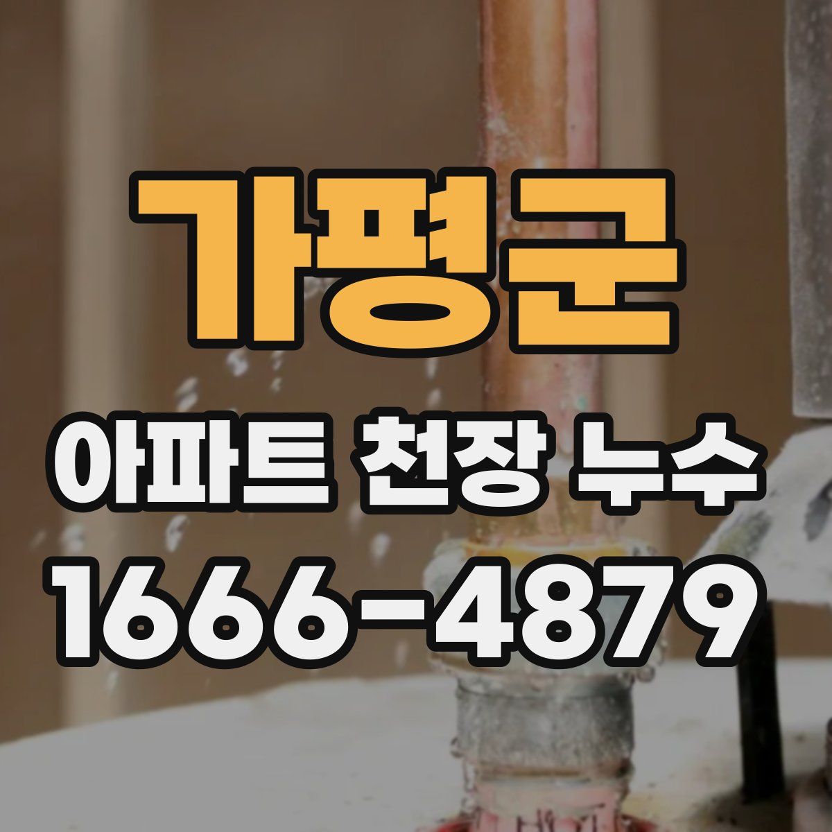 가평군 아파트 천장 누수